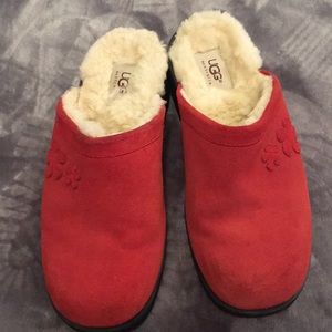 Red flower ugh slip ones